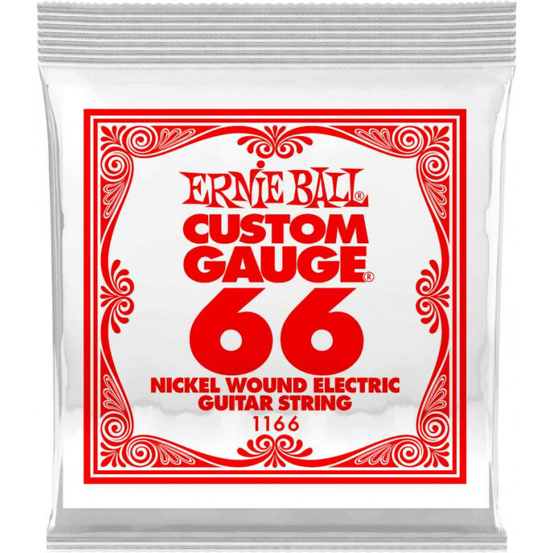 Ernie Ball 1166 - Corde électrique au détail Slinky - tirant 066
