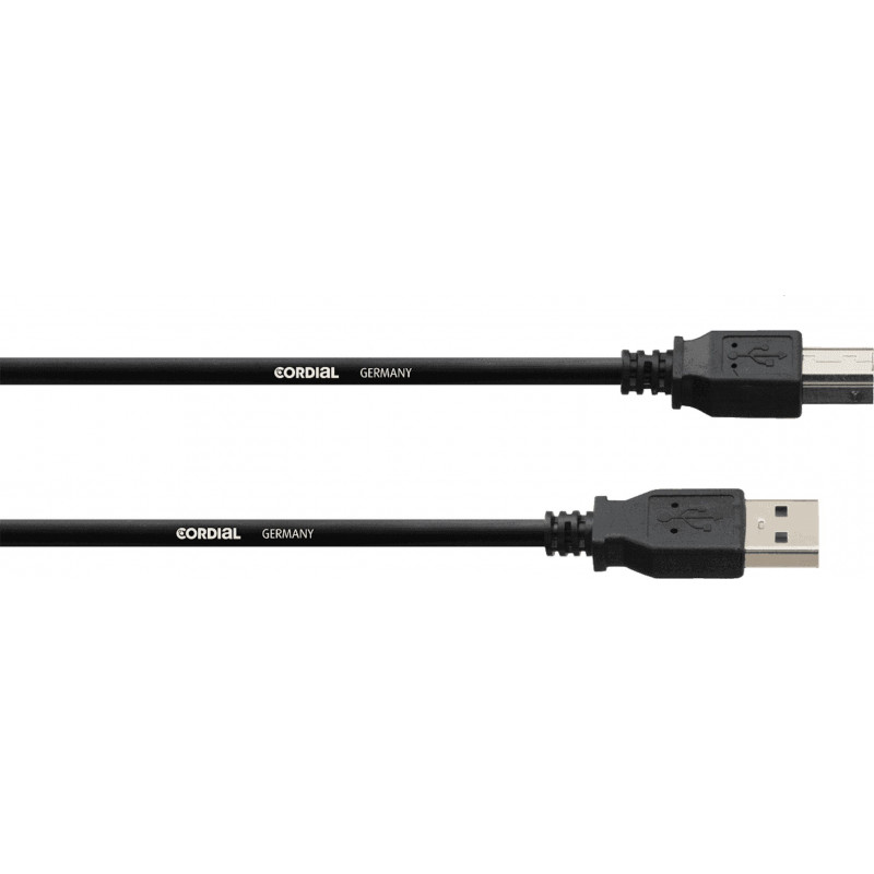 Cordial CUSB3 - Câble USB A - USB B 3 m