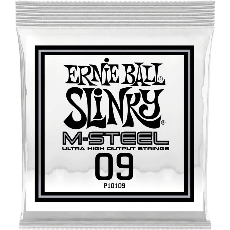 Ernie Ball 10109 - Corde électrique au détail Slinky M-Steel - tirant 009