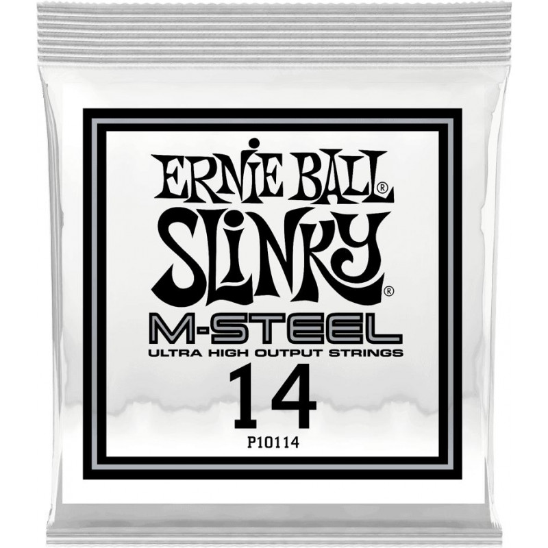 Ernie Ball 10114 - Corde électrique au détail Slinky M-Steel - tirant 014