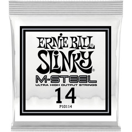 Ernie Ball 10114 - Corde électrique au détail Slinky M-Steel - tirant 014