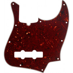 Fender Jazz Bass Pickguard - Plaque de protection basse électrique 10 trous - écaille de tortue