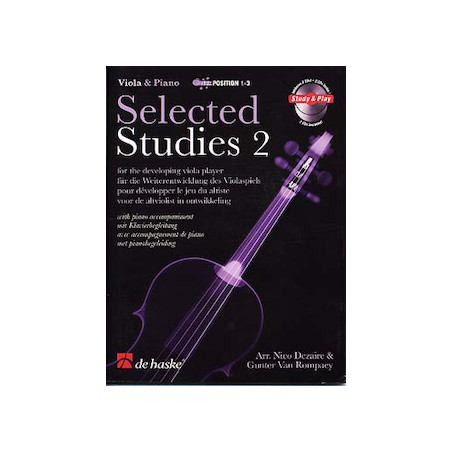 Selected Studies Volume 2 - Développer le jeu du altiste - Nico Dezaire (+ audio)