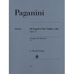 24 Capricci für Violine solo Opus.1 - Partitions Violon - Niccolò Paganini