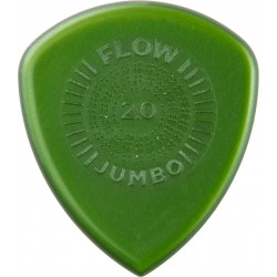Dunlop 547R200 - Pack 3 Médiators Flow Jumbo Grip - 2.00 mm