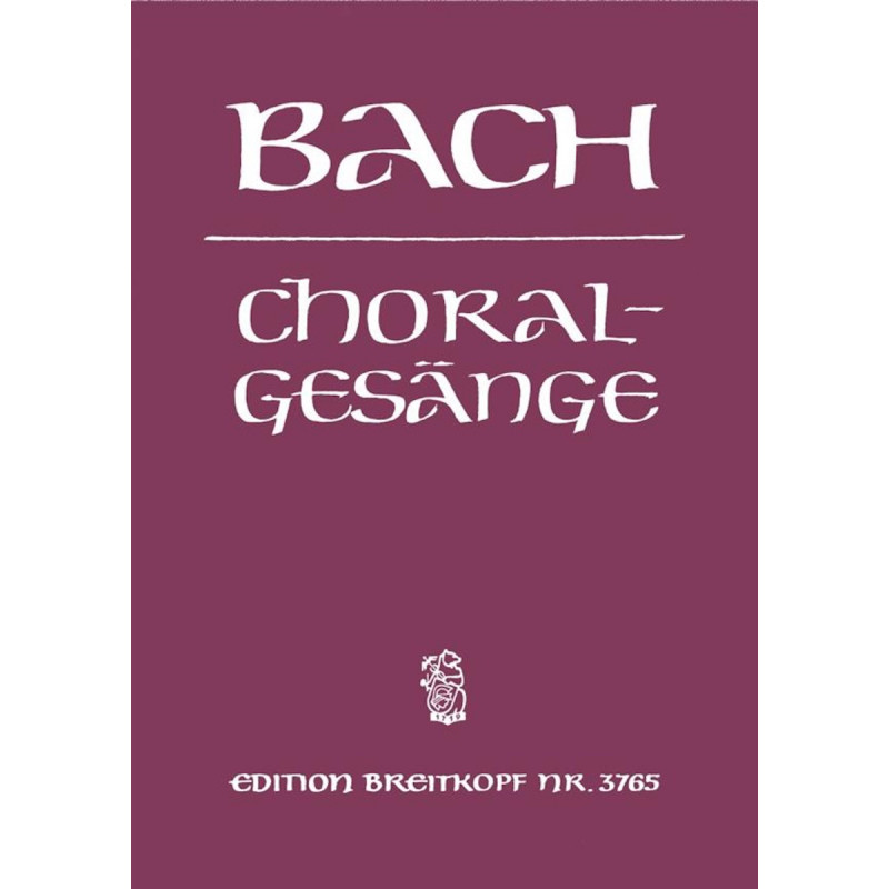 389 Choralgesänge / 389 Chorales - Bach - Partitions Piano