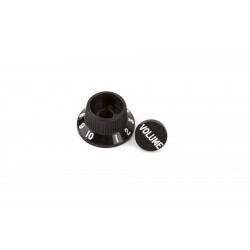 Fender 059267029 - Ensemble bouton-capuchon de commutateur Stratocaster S-1 Noir