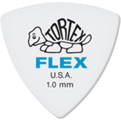 3 Médiators Dunlop Tortex Flex triangle 1.00 mm - 456R100