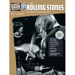 Ultimate Drum Play-Along : Rolling Stones - Partitions batterie (+ audio)