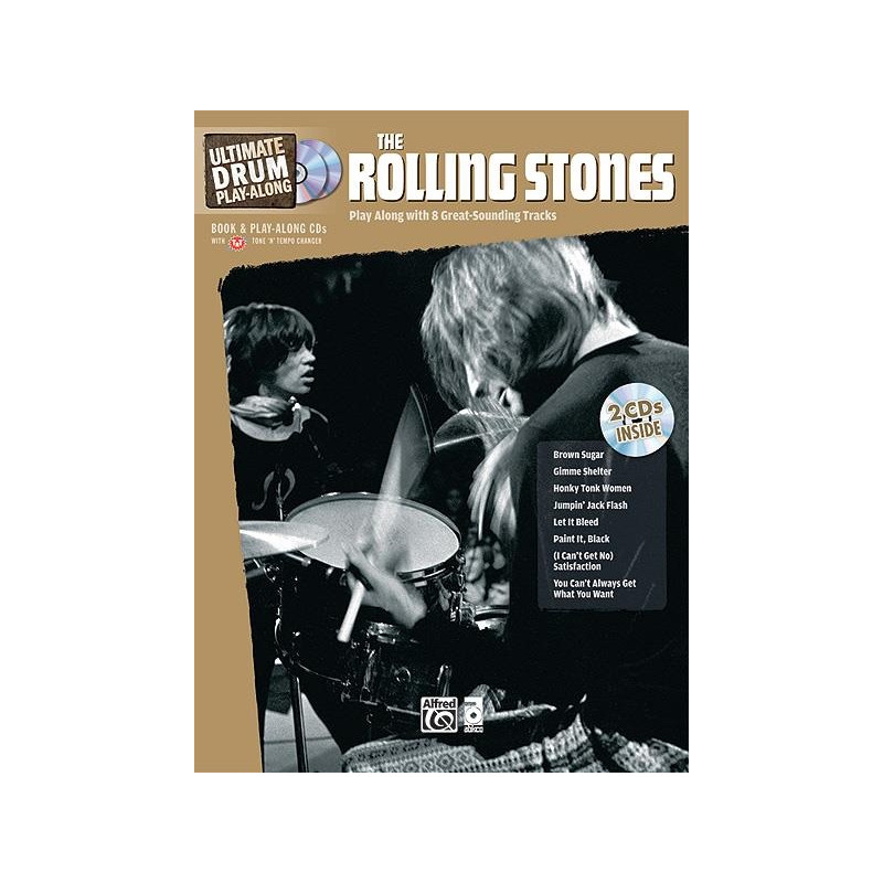 Ultimate Drum Play-Along : Rolling Stones - Partitions batterie (+ audio)