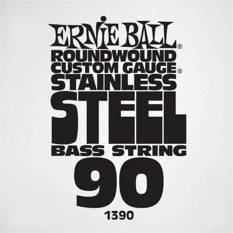 Ernie Ball 1390 - Corde basse au détail Slinky Stainless Steel - Filé 090