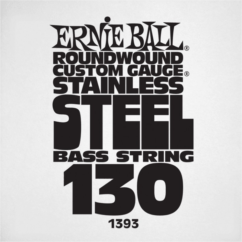 Ernie Ball 1393 - Corde basse au détail Slinky Stainless Steel - Filé 130