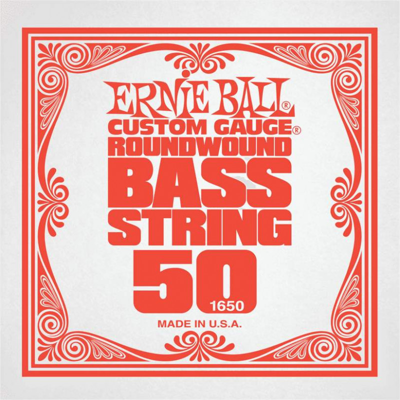 Ernie Ball 1650 - Corde basse au détail Slinky Nickel Wound - Filé nickel 050