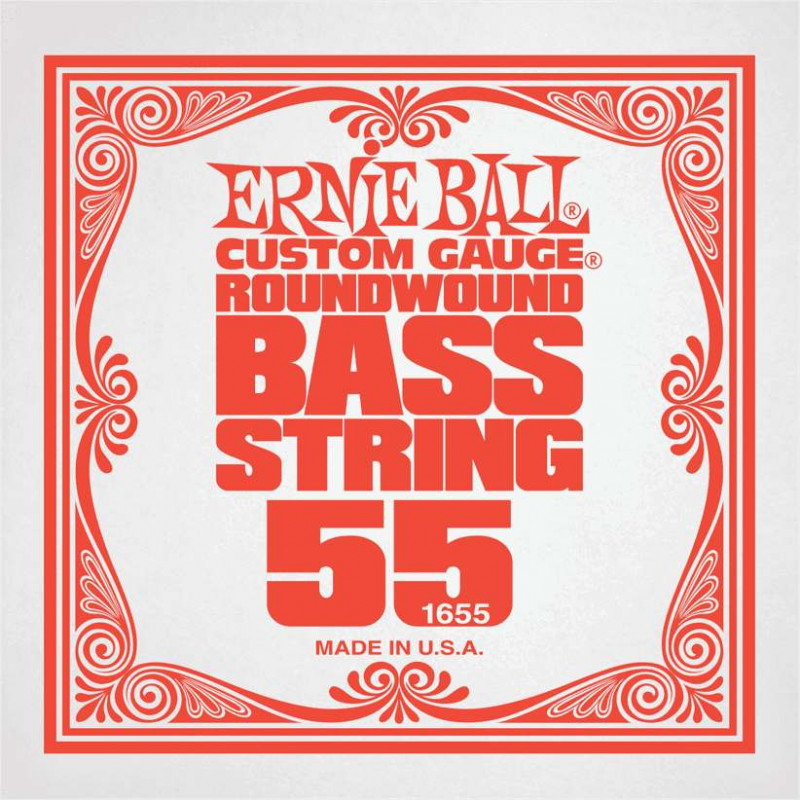 Ernie Ball 1655 - Corde basse au détail Slinky Nickel Wound - Filé nickel 055