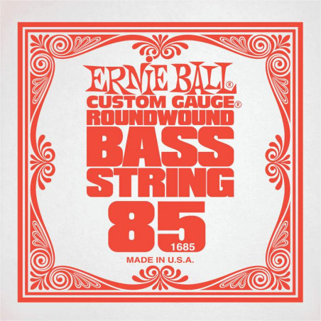 Ernie Ball 1685 - Corde basse au détail Slinky Nickel Wound - Filé nickel 085