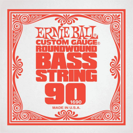 Ernie Ball 1690 - Corde basse au détail Slinky Nickel Wound - Filé nickel 090