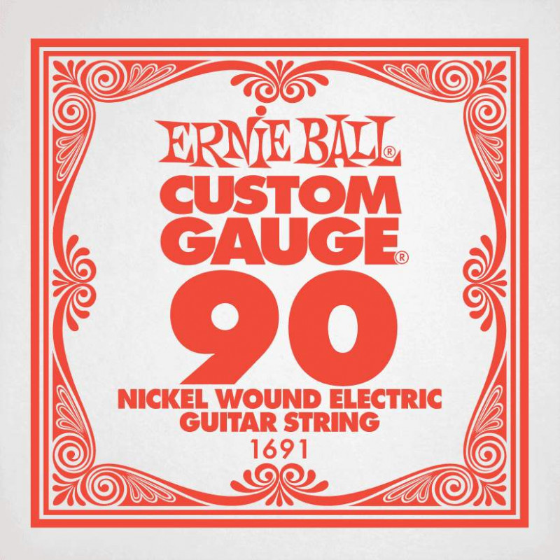 Ernie Ball 1691 - Corde électrique au détail Slinky Nickel Wound - Filé nickel 090