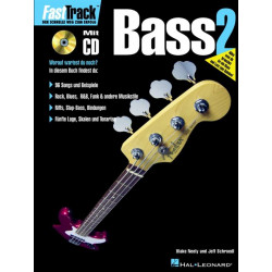 Fast Track - Bass 2 Deutsch - Méthode guitare basse en Allemand (+ audio)