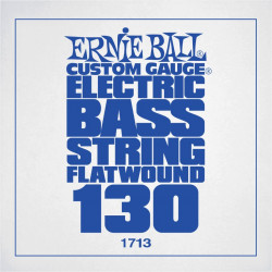 Ernie Ball 1713 - Corde basse au détail Custom Gauge Flatwound - Filé plat 130
