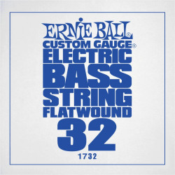 Ernie Ball 1732 - Corde basse au détail Custom Gauge Flatwound - Filé plat 032