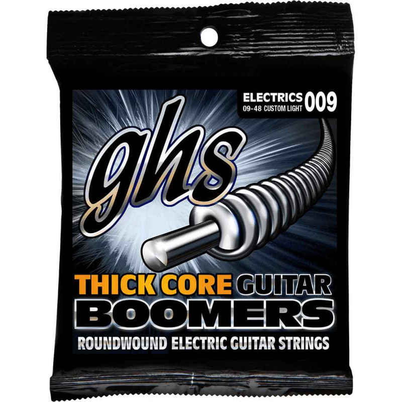 GHS HC-GBCL - Jeu de cordes guitare électrique - Thick Core - Custom Light 09-48