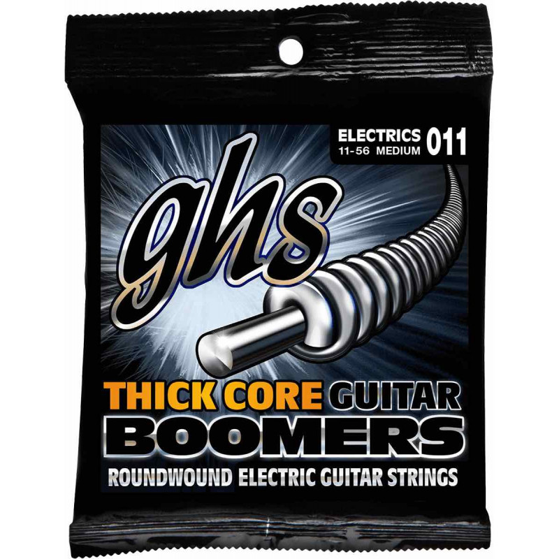 GHS HC-GBM - Jeu de cordes guitare électrique - Thick Core - Medium 11-56