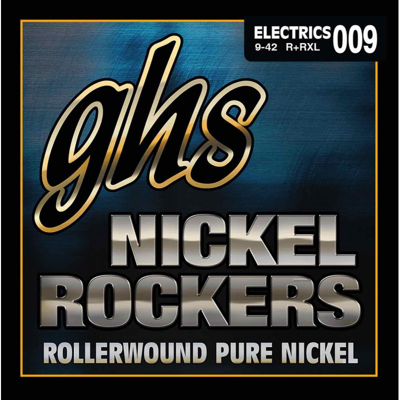 GHS R-RXL - Jeu de cordes guitare électrique - Nickel Rockers - Extra Light 09-42