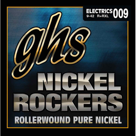 GHS R-RXL - Jeu de cordes guitare électrique - Nickel Rockers - Extra Light 09-42