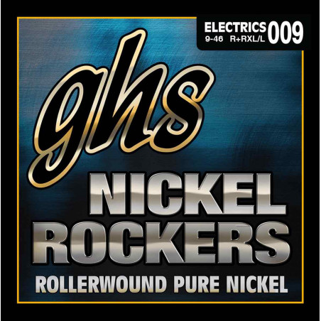 GHS R-RXLL - Jeu de cordes guitare électrique - Nickel Rockers - Extra Light/Light 09-46