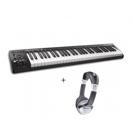 Pack M-Audio Keystation 61 III - Clavier maître MIDI USB 61 notes + Casque