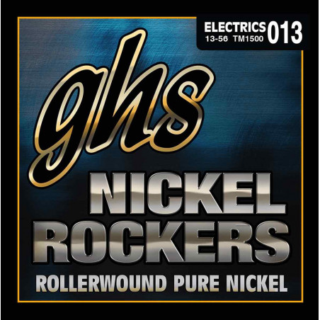 GHS TM1500 - Jeu de cordes guitare électrique - Nickel Rockers - True Medium 13-56