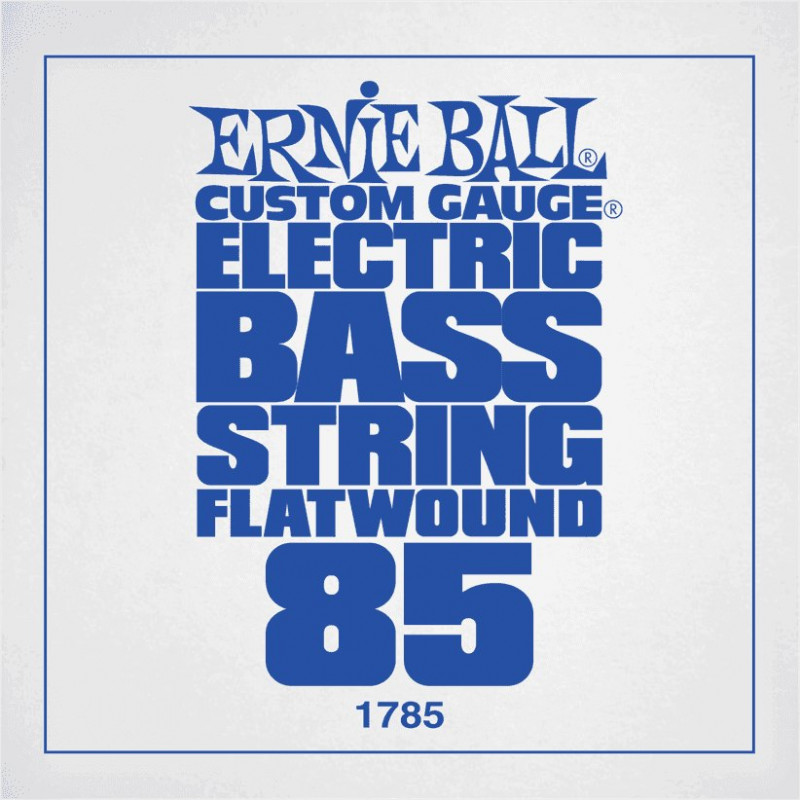 Ernie Ball 1785 - Corde basse au détail Custom Gauge Flatwound - Filé plat 085