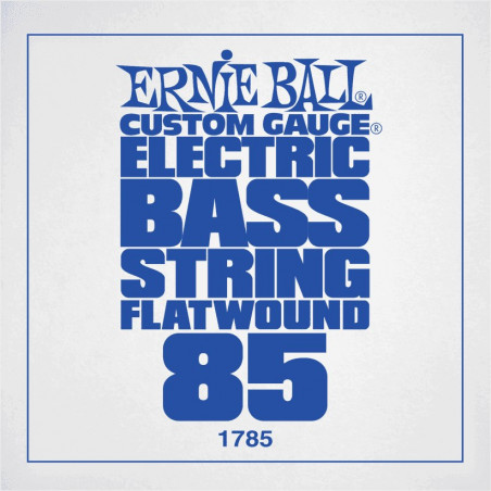 Ernie Ball 1785 - Corde basse au détail Custom Gauge Flatwound - Filé plat 085