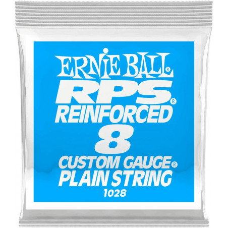 Ernie Ball 1028 - Corde électrique au détail Slinky RPS - Acier plein renforcé 008