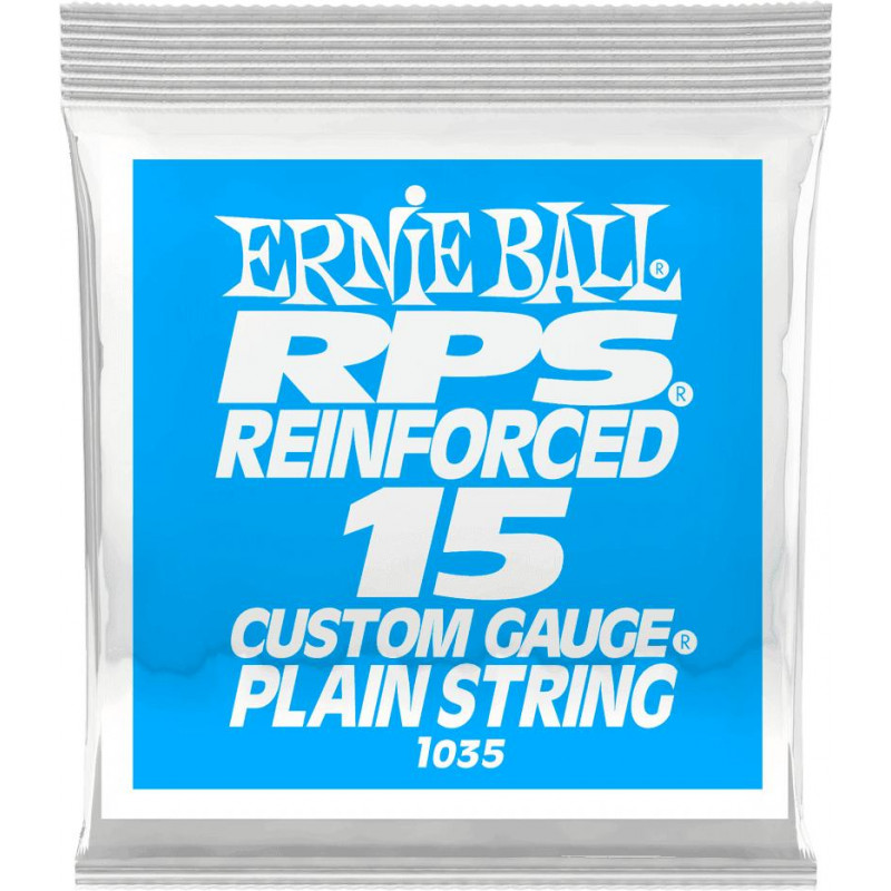 Ernie Ball 1035 - Corde électrique au détail Slinky RPS - Acier plein renforcé 015