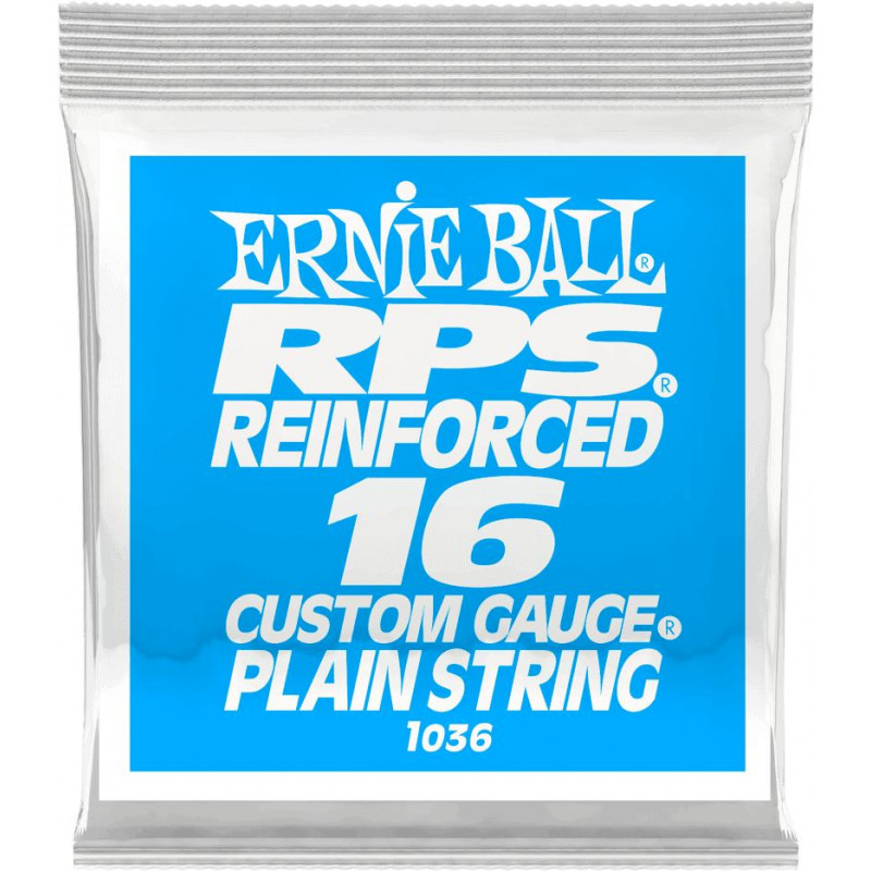 Ernie Ball 1036 - Corde électrique au détail Slinky RPS - Acier plein renforcé 016