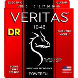 DR VTE 10 VERITAS - Jeu de cordes guitare électrique