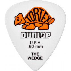 Dunlop 424R60  - Médiator Tortex Wedge - 0.60 mm