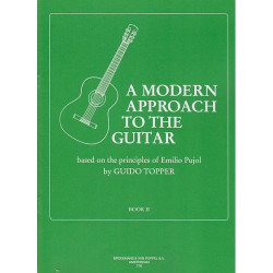 A modern approach to the guitar Volume 2- Guido Topper - Méthode guitare