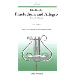 Praeludium and Allegro - Fritz Kreisler - Violon et piano