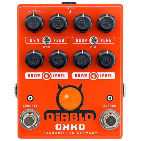Okko Diablo Dual - Overdrive guitare