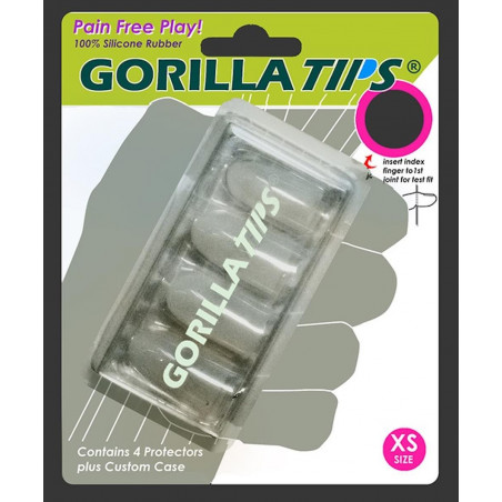 Gorilla Tips finger - Protections doigt taille XS translucide