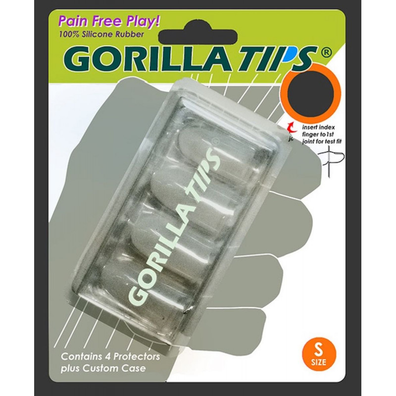 Gorilla Tips finger - Protections doigt taille S translucide