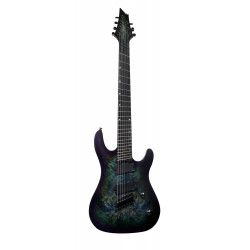 Cort KX500FF - Guitare électrique 7 cordes série KX - Star Dust Black