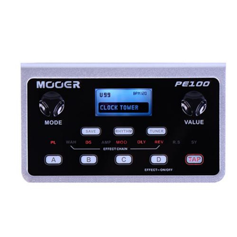 Mooer PE-100 - Multi-effets guitare portable