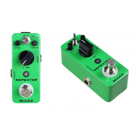 Mooer Repeater - Delay digital 3 modes pour guitare et basse