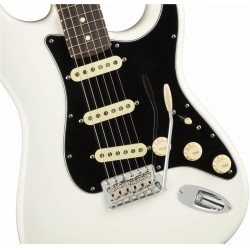 Fender American Performer Stratocaster - touche palissandre -  Arctic White + housse deluxe - guitare électrique