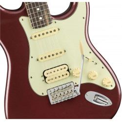 Fender American Performer Stratocaster HSS - touche palissandre - Aubergine + housse deluxe - guitare électrique