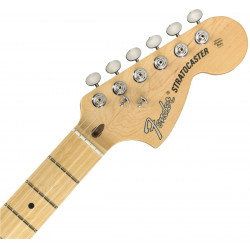 Fender American Performer Stratocaster HSS - touche érable - Satin Surf Green + housse deluxe - guitare électrique