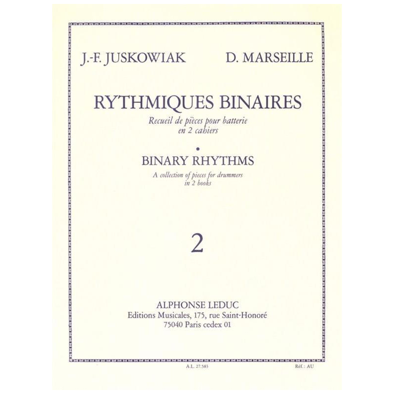 Rythmiques Binaires vol. 2 - Jacques-François Juskowiak